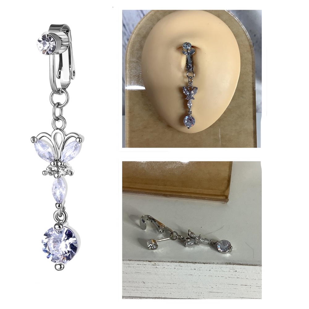 Clip-On Belly Button Ring
